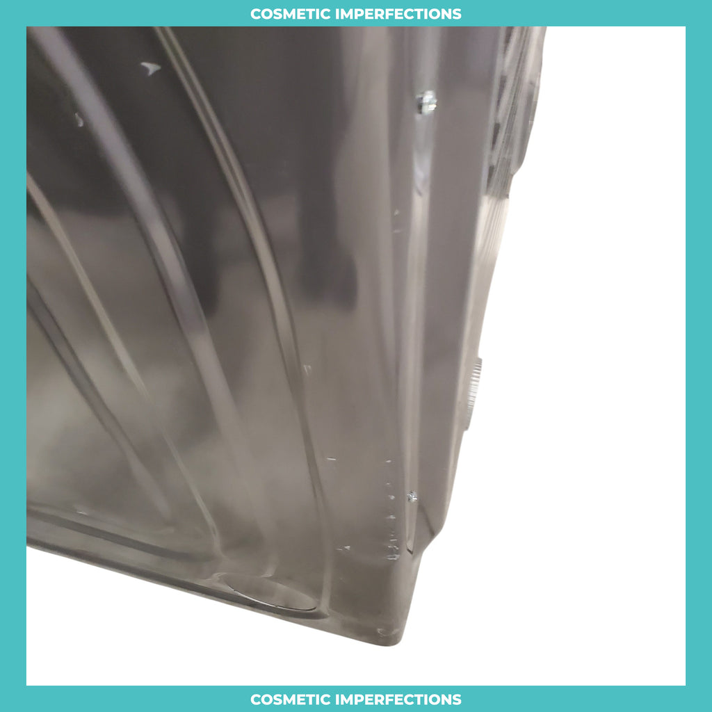 Pictures of Platinum Samsung 7.5 cu. ft. Frontload Electric Dryer with Sensor Dry - Scratch & Dent - Major - Neu Appliance Outlet - Discount Appliance Outlet in Austin, Tx