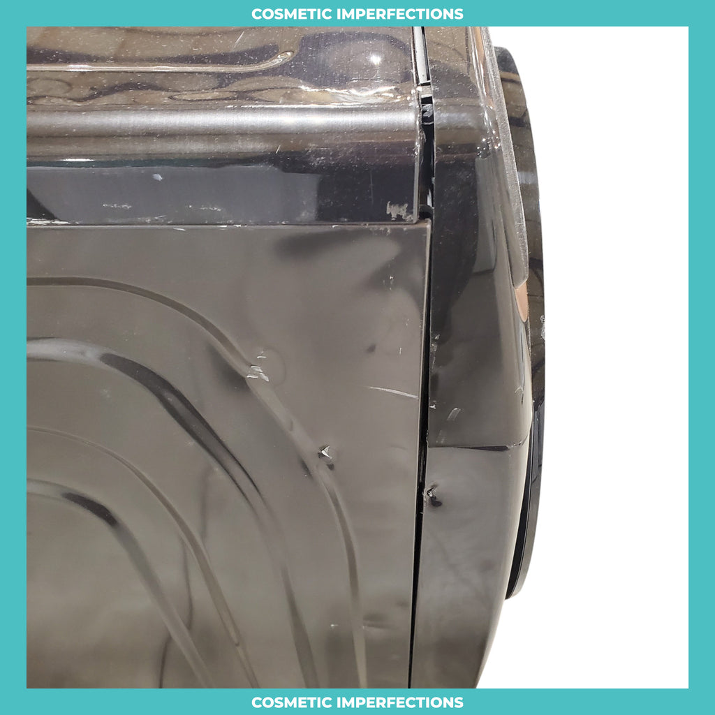 Pictures of Fingerprint Resistant Black Stainless Steel ENERGY STAR Samsung 7.5 cu. ft. Frontload Gas Dryer with Steam- Scratch & Dent - Minor - Neu Appliance Outlet - Discount Appliance Outlet in Austin, Tx