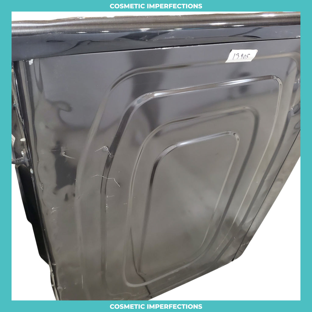 Pictures of Fingerprint Resistant Black Stainless Steel ENERGY STAR Samsung 7.5 cu. ft. Frontload Gas Dryer with Steam- Scratch & Dent - Minor - Neu Appliance Outlet - Discount Appliance Outlet in Austin, Tx