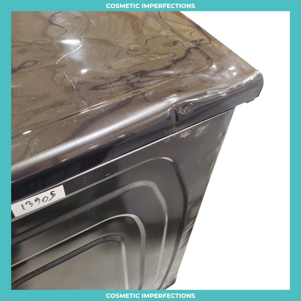 Pictures of Fingerprint Resistant Black Stainless Steel ENERGY STAR Samsung 7.5 cu. ft. Frontload Gas Dryer with Steam- Scratch & Dent - Minor - Neu Appliance Outlet - Discount Appliance Outlet in Austin, Tx