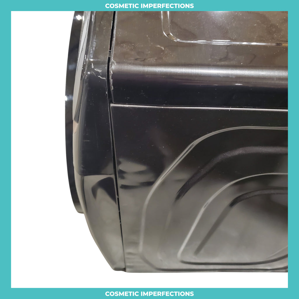 Pictures of Fingerprint Resistant Black Stainless Steel ENERGY STAR Samsung 7.5 cu. ft. Frontload Gas Dryer with Steam- Scratch & Dent - Minor - Neu Appliance Outlet - Discount Appliance Outlet in Austin, Tx