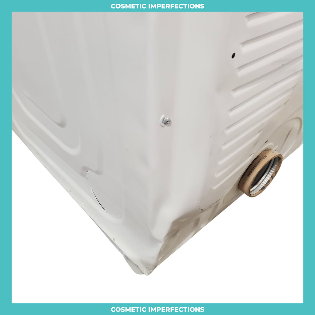 Pictures of White Samsung 7.5 cu. ft. Front Load Electric Dryer with Smart Care - Scratch and Dent - Minor - Neu Appliance Outlet - Discount Appliance Outlet in Austin, Tx