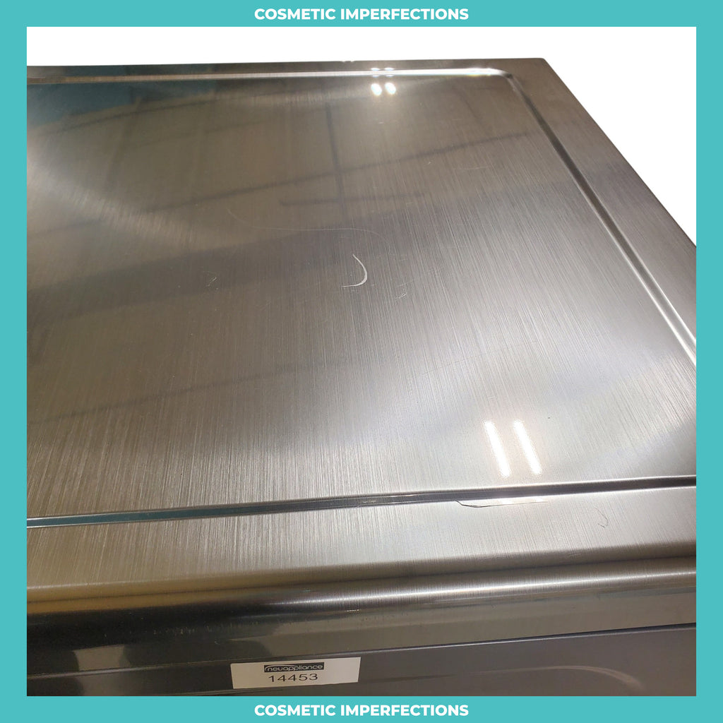 Pictures of Platinum Samsung 7.5 cu. ft. Front Load Electric Dryer with Steam- Scratch & Dent - Minor - Neu Appliance Outlet - Discount Appliance Outlet in Austin, Tx