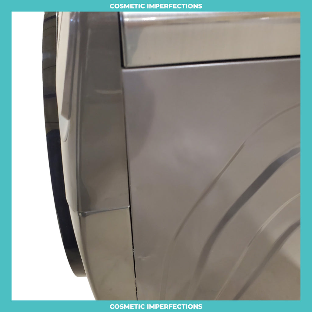 Pictures of Platinum Samsung 7.5 cu. ft. Front Load Electric Dryer with Steam- Scratch & Dent - Minor - Neu Appliance Outlet - Discount Appliance Outlet in Austin, Tx