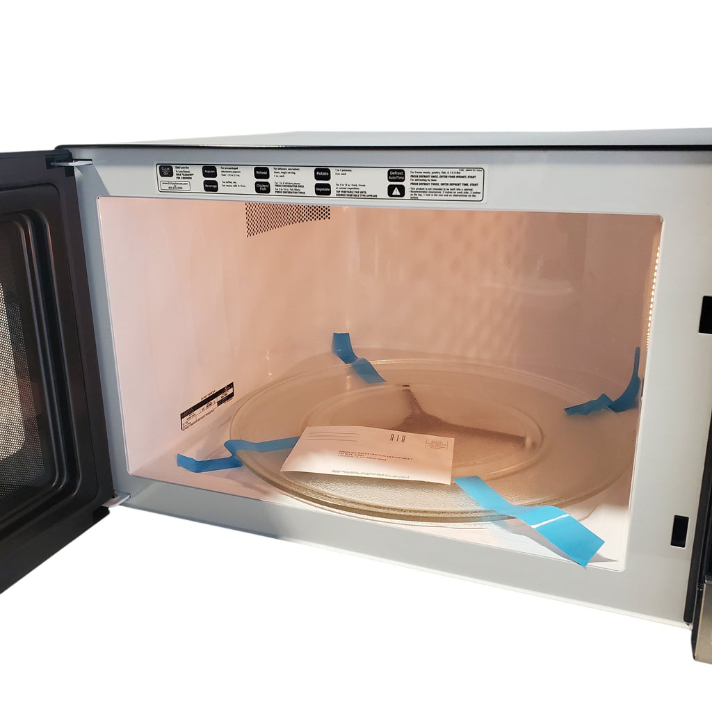Pictures of Stainless Steel GE 2.0 cu. ft. Countertop Microwave Oven with Sensor Cooking Controls - Scratch & Dent - Minor - Neu Appliance Outlet - Discount Appliance Outlet in Austin, Tx