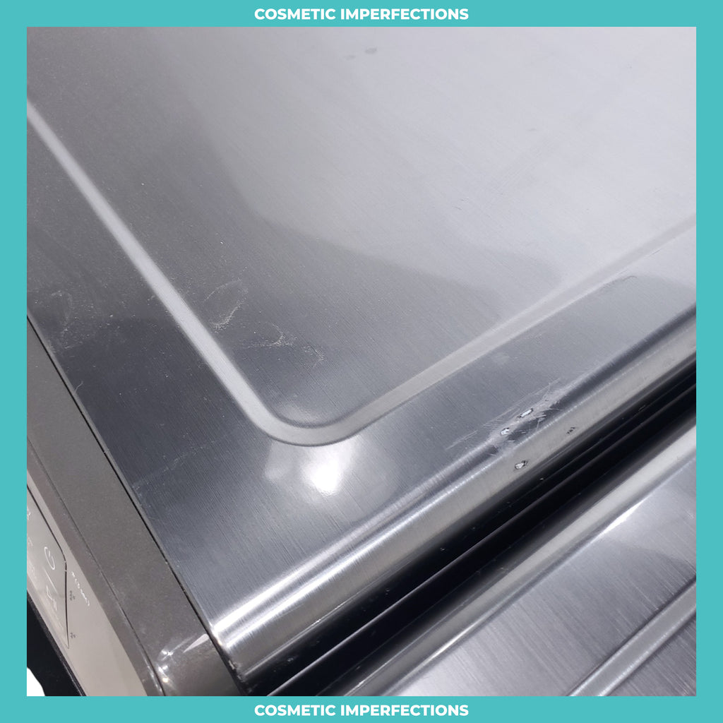 Pictures of Platinum ENERGY STAR Samsung 4.5 cu. ft. Front Load Washer with WiFi Connectivity and Platinum Samsung 7.5 cu. ft. Front Load Electric Dryer with Steam - Scratch and Dent - Minor - Neu Appliance Outlet - Discount Appliance Outlet in Austin, Tx