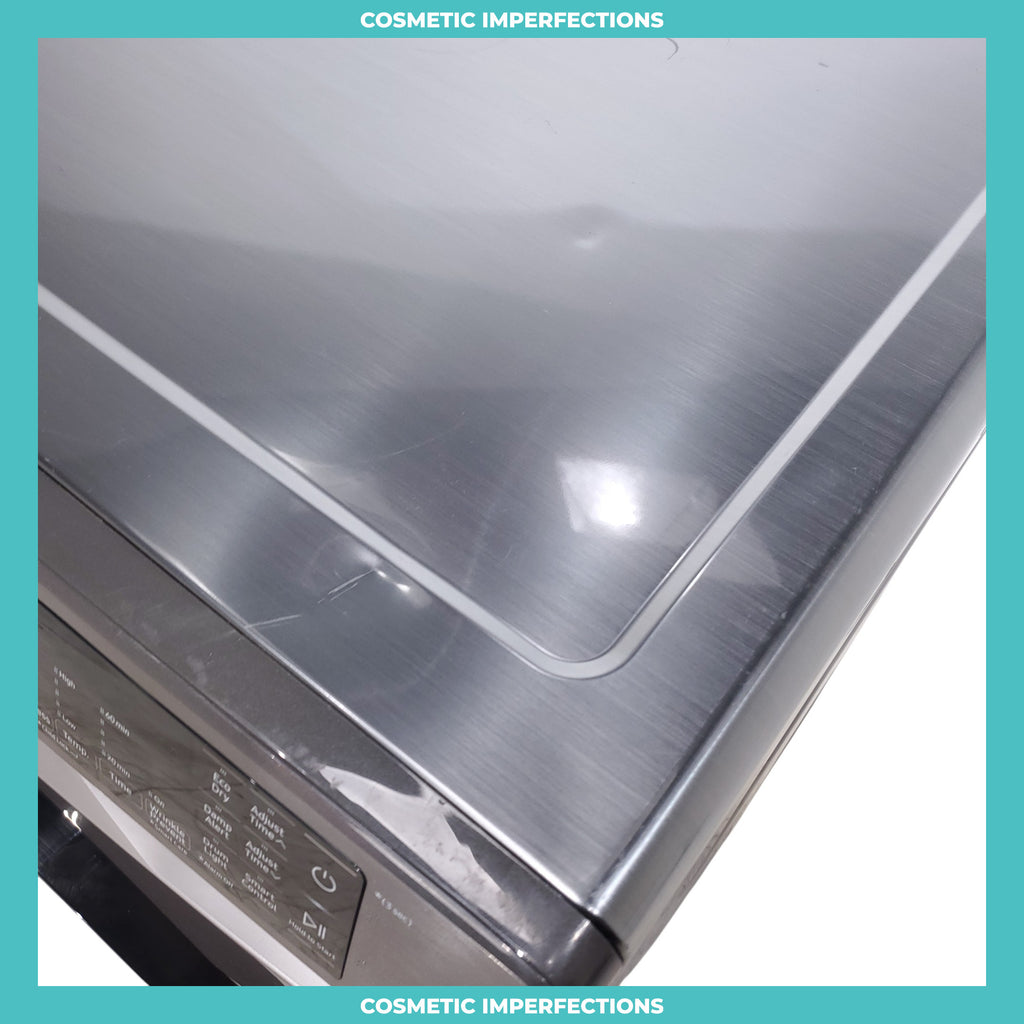 Pictures of Platinum ENERGY STAR Samsung 4.5 cu. ft. Front Load Washer with WiFi Connectivity and Platinum Samsung 7.5 cu. ft. Front Load Electric Dryer with Steam - Scratch and Dent - Minor - Neu Appliance Outlet - Discount Appliance Outlet in Austin, Tx