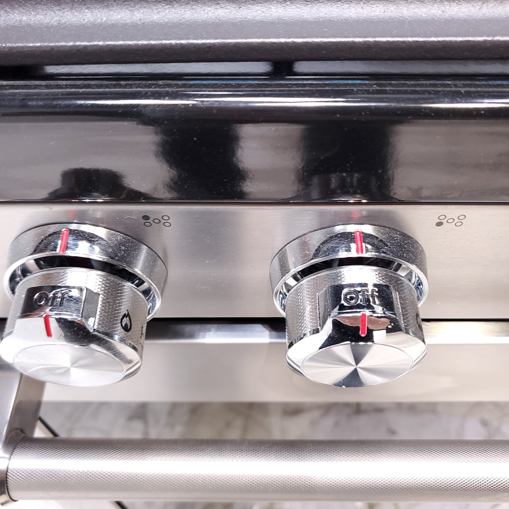 Pictures of Stainless Steel with Printshield Finish KitchenAid 30-in 5 Burners 5.8-cu ft Self-cleaning Convection Oven Freestanding Natural Gas Range - Open Box - Neu Appliance Outlet - Discount Appliance Outlet in Austin, Tx