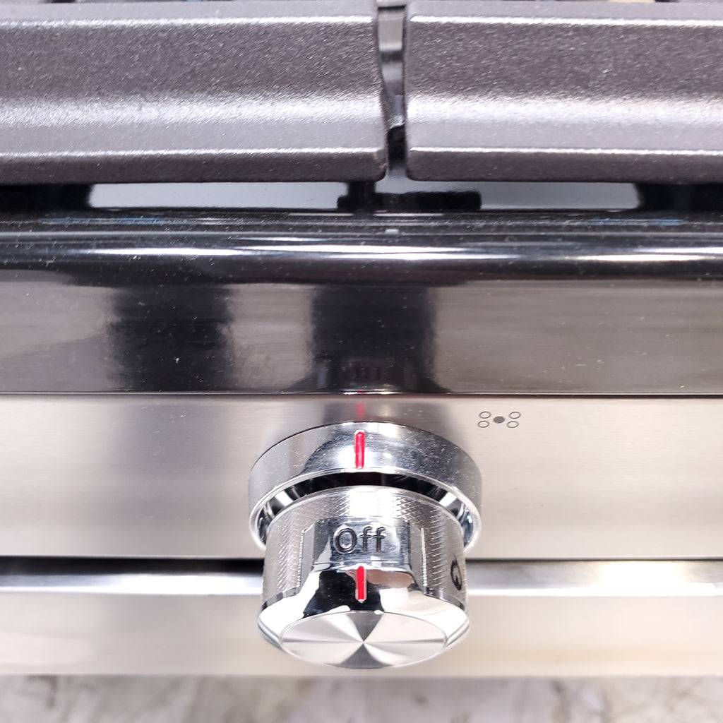 Pictures of Stainless Steel with Printshield Finish KitchenAid 30-in 5 Burners 5.8-cu ft Self-cleaning Convection Oven Freestanding Natural Gas Range - Open Box - Neu Appliance Outlet - Discount Appliance Outlet in Austin, Tx