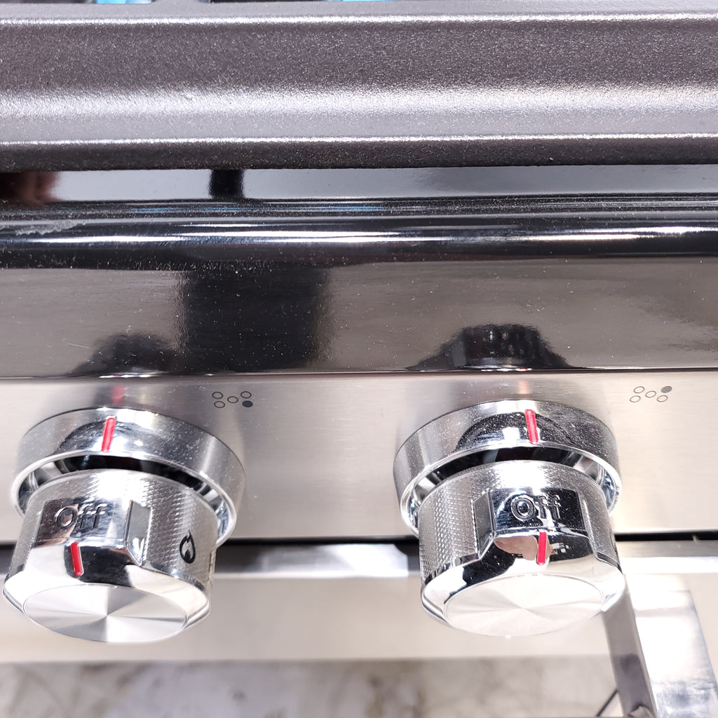 Pictures of Stainless Steel with Printshield Finish KitchenAid 30-in 5 Burners 5.8-cu ft Self-cleaning Convection Oven Freestanding Natural Gas Range - Open Box - Neu Appliance Outlet - Discount Appliance Outlet in Austin, Tx