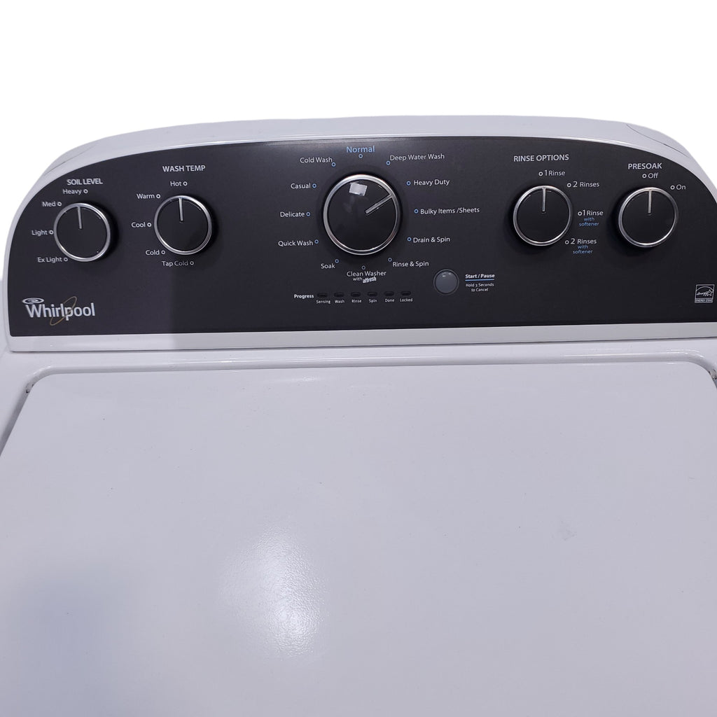 Pictures of ENERGY STAR 3.8 cu ft Whirlpool Top-Load Washing Machine with Power Agitator - Certified Refurbished - Neu Appliance Outlet - Discount Appliance Outlet in Austin, Tx