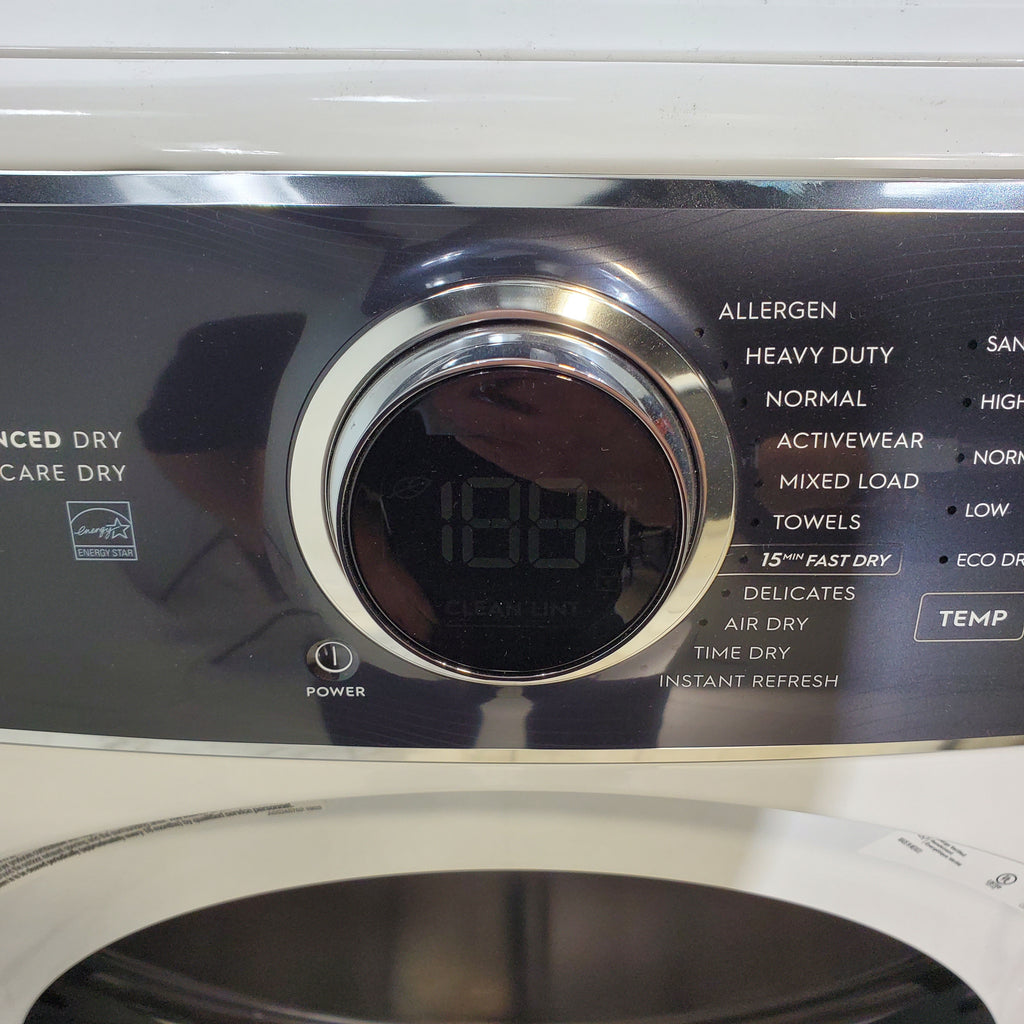 Pictures of ENERGY STAR Electrolux 8.0 cu. ft. Front Load Electric Dryer with Perfect Steam ELFE7637AW - Scratch & Dent - Minor - Neu Appliance Outlet - Discount Appliance Outlet in Austin, Tx
