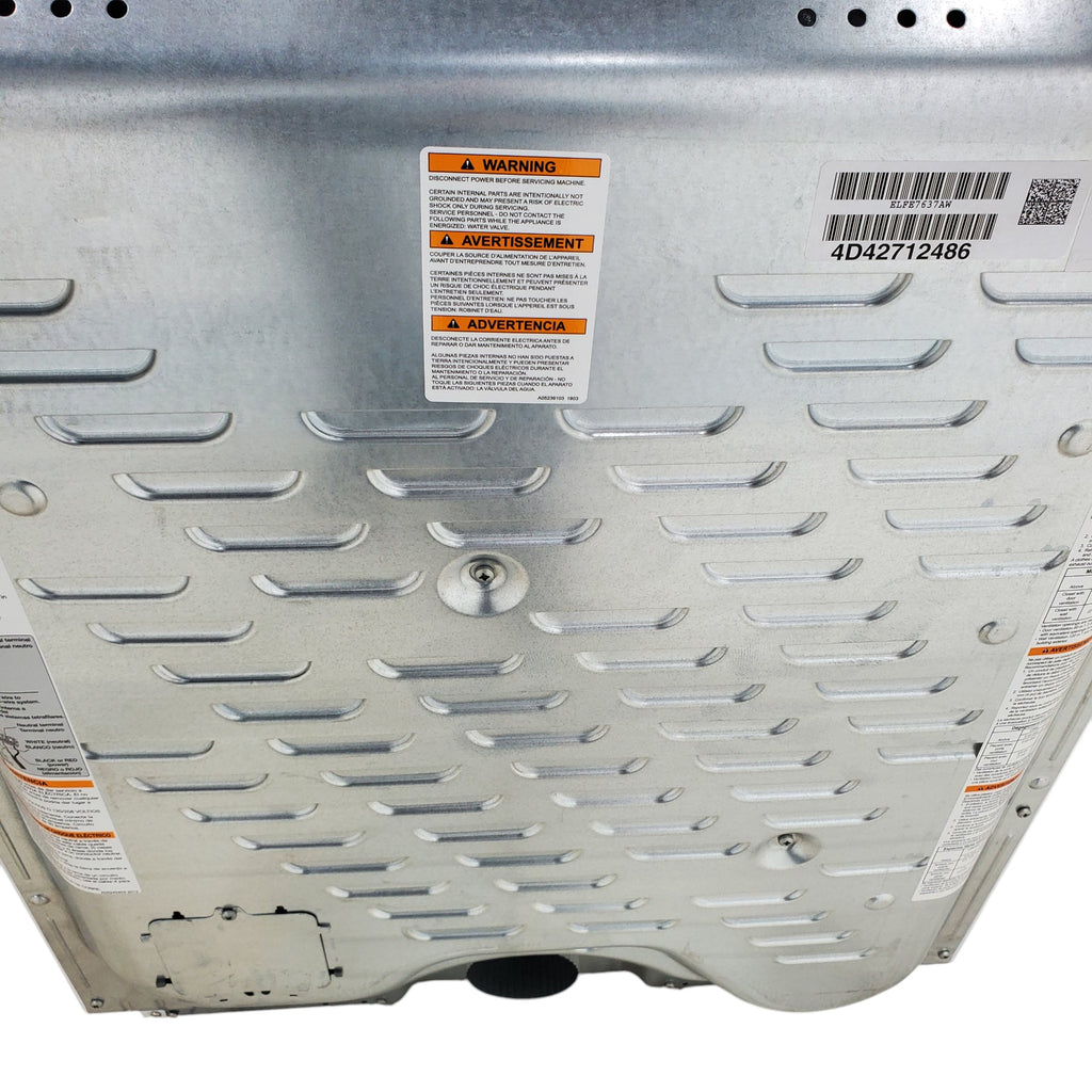 Pictures of ENERGY STAR Electrolux 8.0 cu. ft. Front Load Electric Dryer with Perfect Steam ELFE7637AW - Scratch & Dent - Minor - Neu Appliance Outlet - Discount Appliance Outlet in Austin, Tx