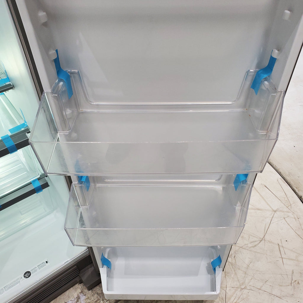 Pictures of 33 in. Wide Fingerprint-Resistant Stainless Steel Whirlpool 21.4 cu. ft. Side by Side Refrigerator with In Door Ice and Water Dispenser - Certified Refurbished - Neu Appliance Outlet - Discount Appliance Outlet in Austin, Tx