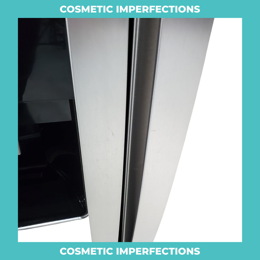 Pictures of 33 in. Wide Fingerprint-Resistant Stainless Steel Whirlpool 21.4 cu. ft. Side by Side Refrigerator with In Door Ice and Water Dispenser - Certified Refurbished - Neu Appliance Outlet - Discount Appliance Outlet in Austin, Tx