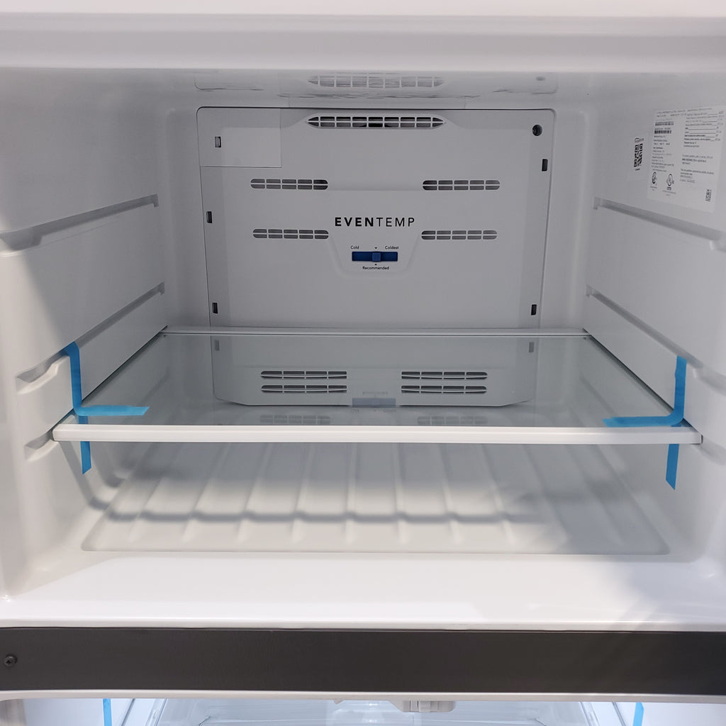 Pictures of 30 in. Wide EasyCare Stainless Steel Frigidaire 20.0 cu. ft. Top Freezer Refrigerator with EvepTemp Cooling System and Ice Maker- Scratch & Dent - Minor - Neu Appliance Outlet - Discount Appliance Outlet in Austin, Tx