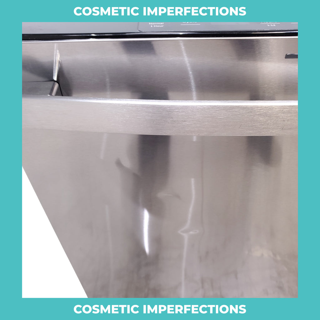 Pictures of 24 In. Fingerprint Resistant Stainless Steel ENERGY STAR GE Top Control Built In Dishwasher with 3rd Rack - Scratch & Dent - Minor - Neu Appliance Outlet - Discount Appliance Outlet in Austin, Tx