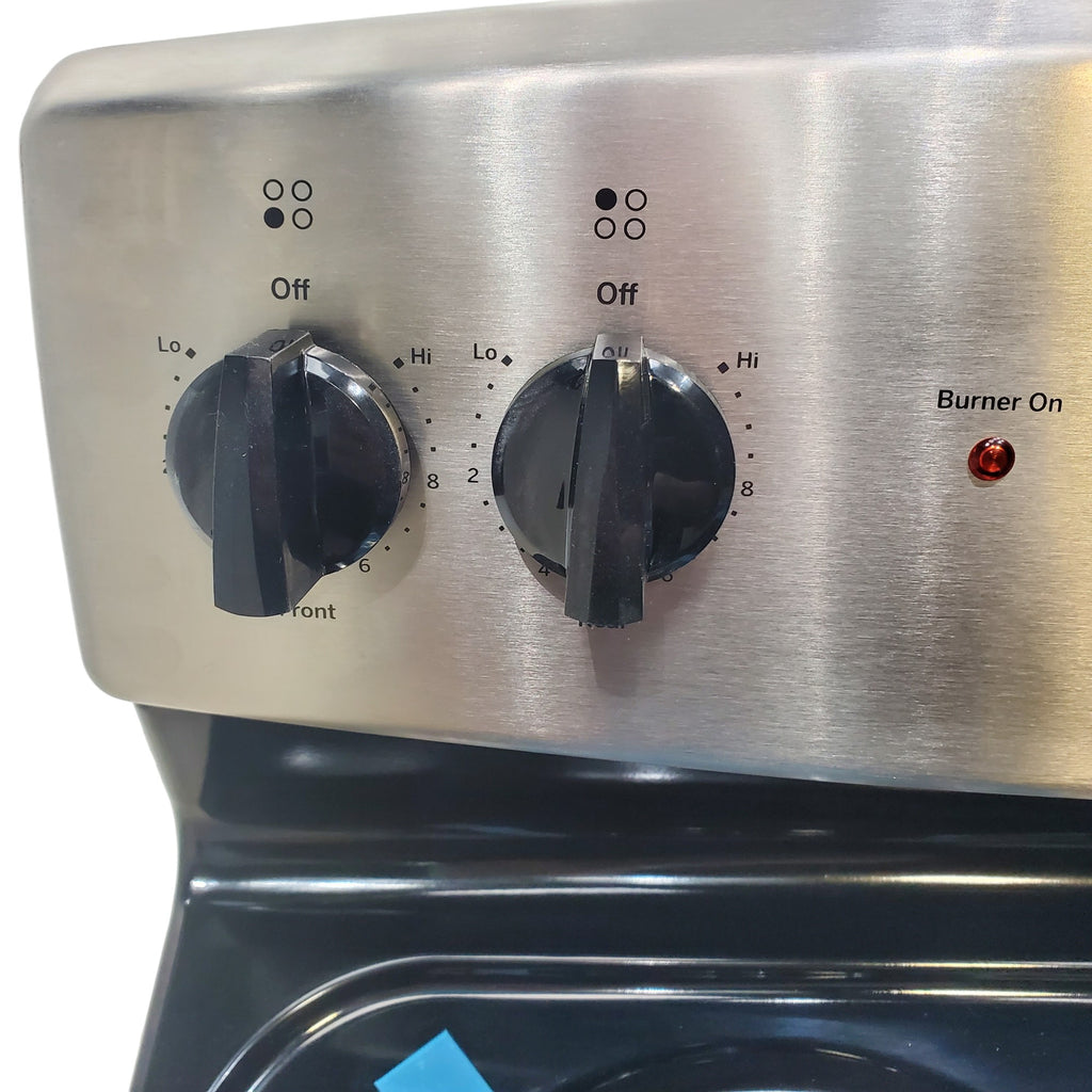 Pictures of Stainless Steel GE® 30" Free-Standing Self-Clean Electric Range with 4 Cooktop Elements - Scratch & Dent - Minor - Neu Appliance Outlet - Discount Appliance Outlet in Austin, Tx