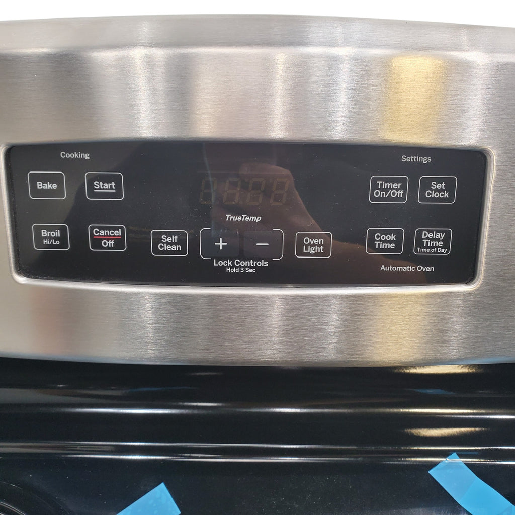 Pictures of Stainless Steel GE® 30" Free-Standing Self-Clean Electric Range with 4 Cooktop Elements - Scratch & Dent - Minor - Neu Appliance Outlet - Discount Appliance Outlet in Austin, Tx