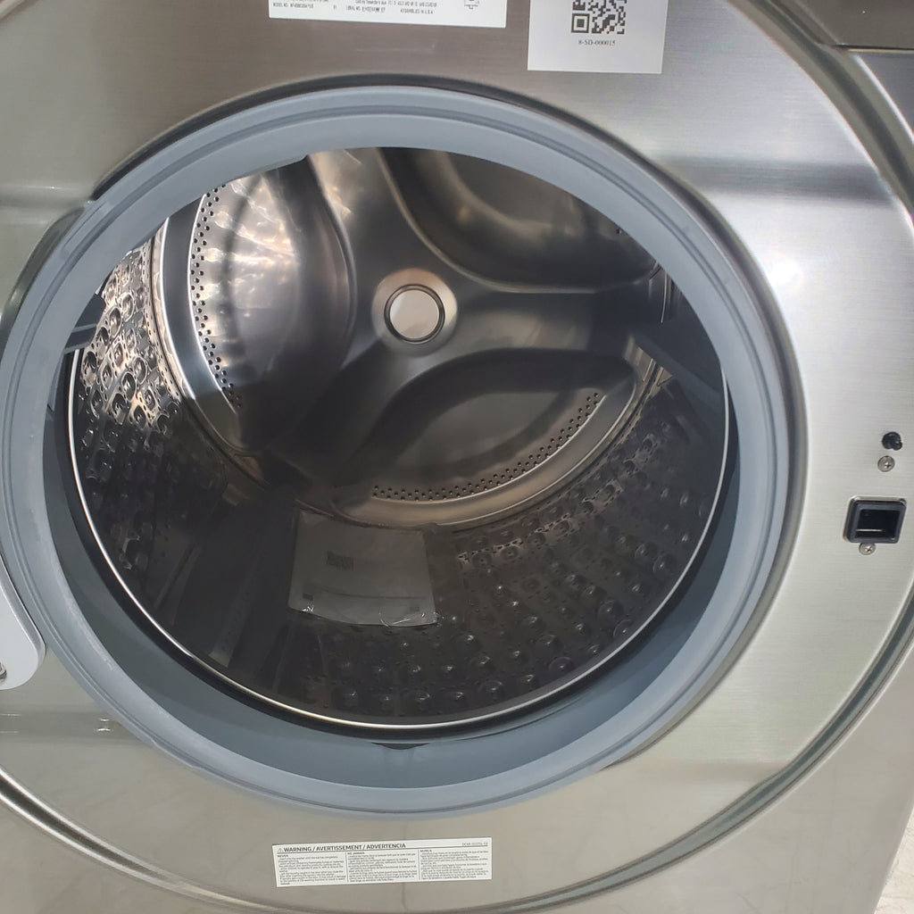 Pictures of Platinum ENERGY STAR Samsung 4.5 cu. ft. Front Load Washer with WiFi Connectivity - New - Neu Appliance Outlet - Discount Appliance Outlet in Austin, Tx