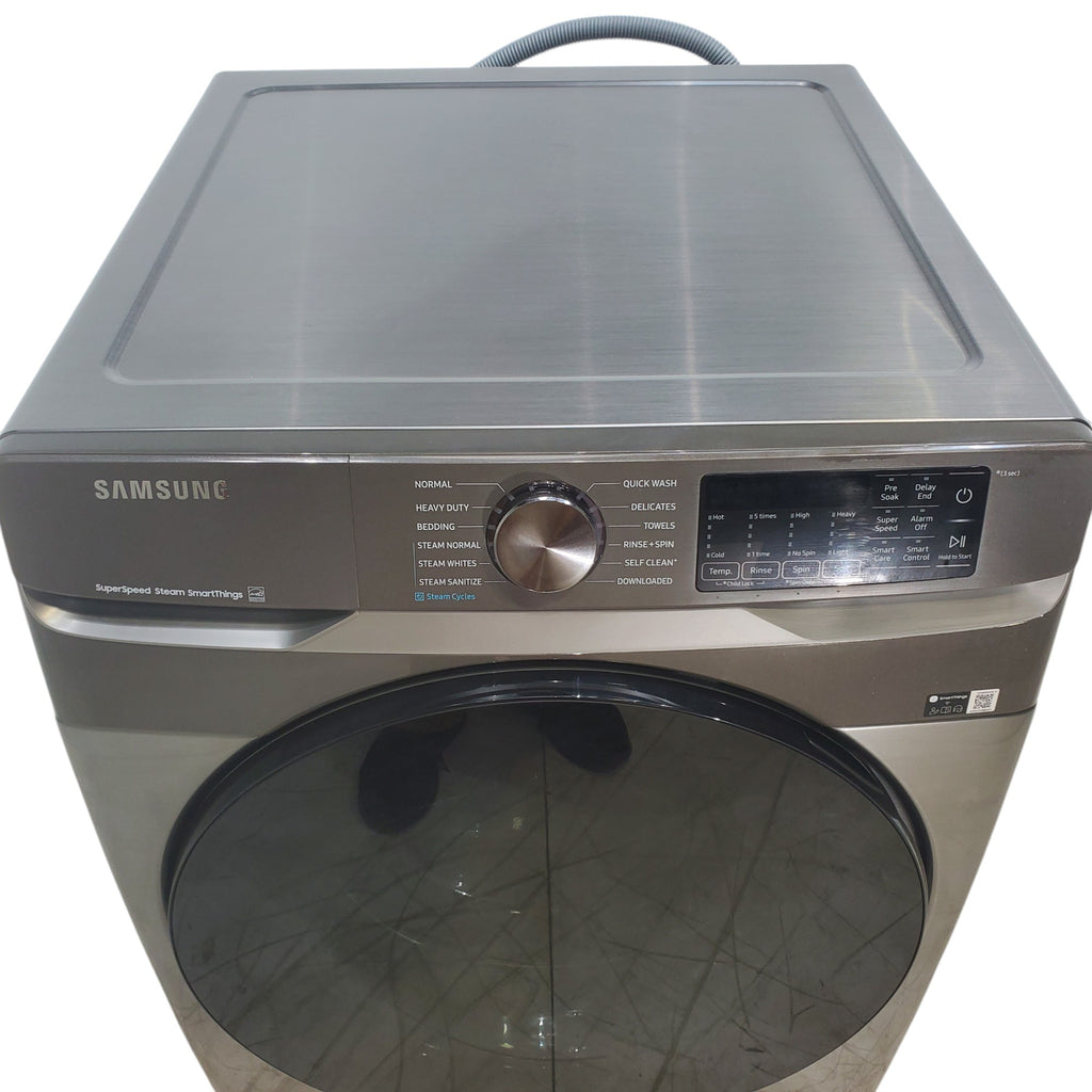 Pictures of Platinum ENERGY STAR Samsung 4.5 cu. ft. Front Load Washer with WiFi Connectivity - New - Neu Appliance Outlet - Discount Appliance Outlet in Austin, Tx