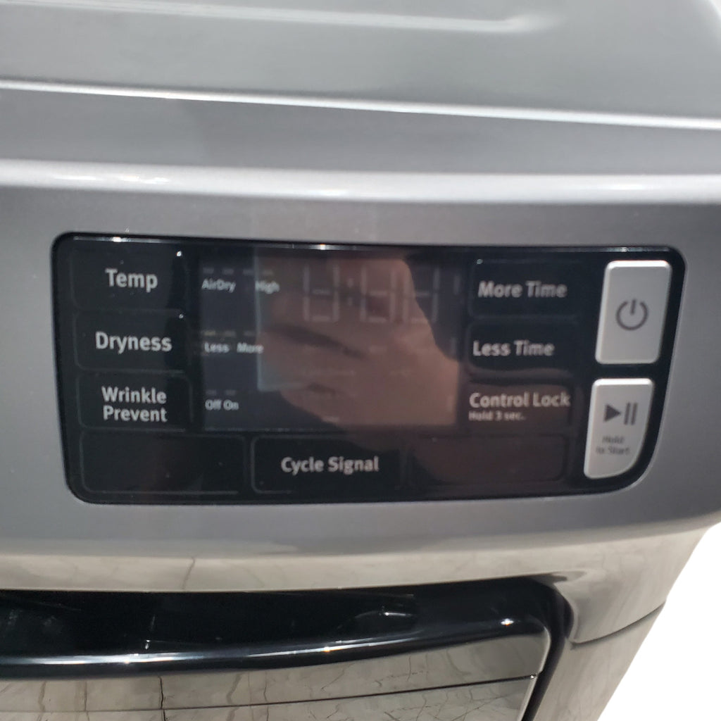 Pictures of Maytag Metallic Slate 7.3-cu ft Stackable Vented ENERGY STAR Electric Dryer with Extra Power Button - Open Box - Neu Appliance Outlet - Discount Appliance Outlet in Austin, Tx
