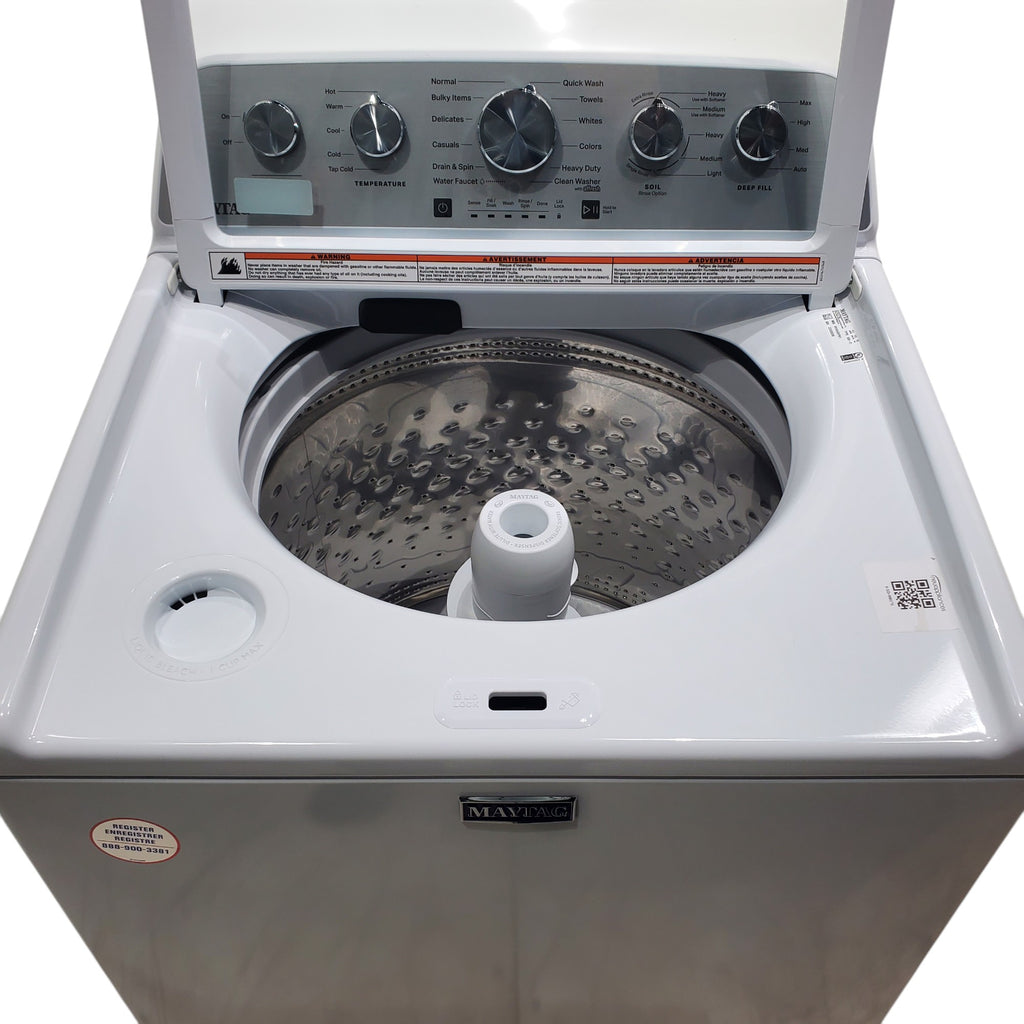 Pictures of Maytag 4.7 cu. ft. Top Load Washer with Power Agitator and Built-In Faucet - Open Box - Neu Appliance Outlet - Discount Appliance Outlet in Austin, Tx