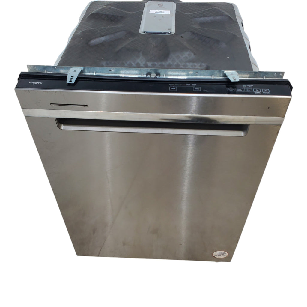Pictures of Standard 24 in. Fingerprint Resistant Whirlpool Built In Dishwasher with 3rd Rack - Scratch & Dent - Minor - Neu Appliance Outlet - Discount Appliance Outlet in Austin, Tx