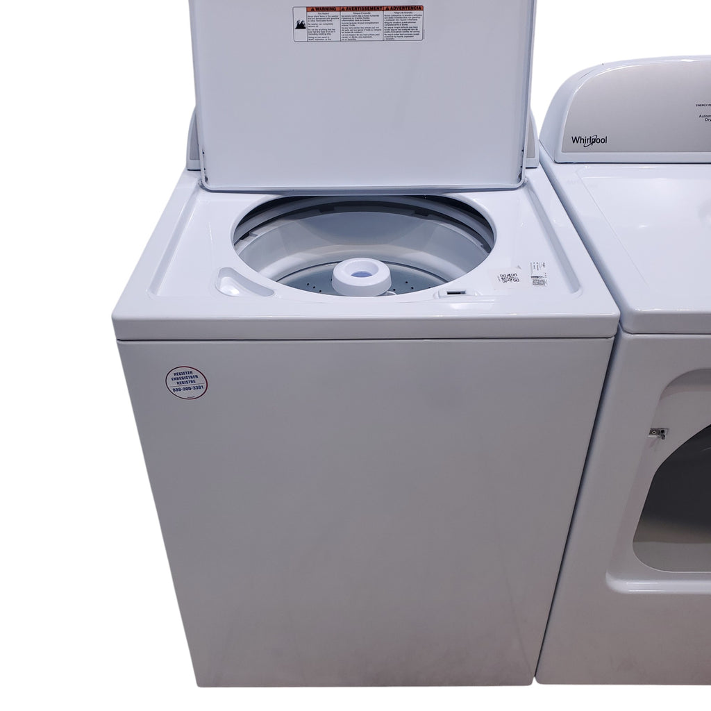 Pictures of HE Whirlpool 3.5 cu. ft. Top Load Washing Machine with Deep Water Wash and 7 cu. ft. Electric Dryer with AutoDry- Open Box - Neu Appliance Outlet - Discount Appliance Outlet in Austin, Tx