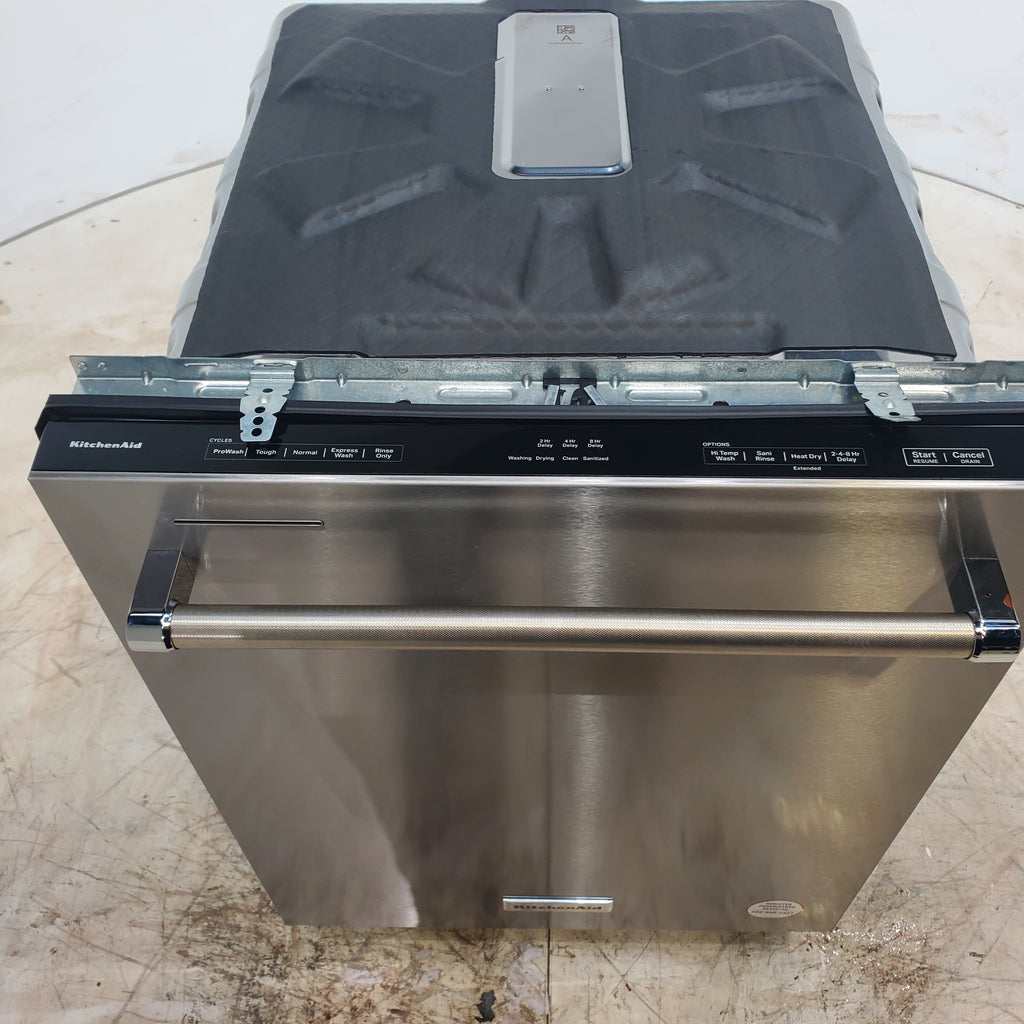 Pictures of 24 in. PrintShield Stainless Steel ENERGY STAR KitchenAid Top Control Dishwasher with FreeFlex Third Rack - Open Box - Neu Appliance Outlet - Discount Appliance Outlet in Austin, Tx