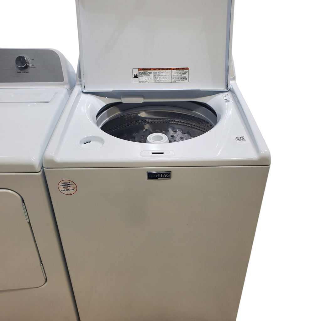 Pictures of Maytag 4.5 cu. ft. Top Load Washer with Power Agitator and 7.0 cu. ft. Electric Dryer with Reversible Door - Open Box - Neu Appliance Outlet - Discount Appliance Outlet in Austin, Tx