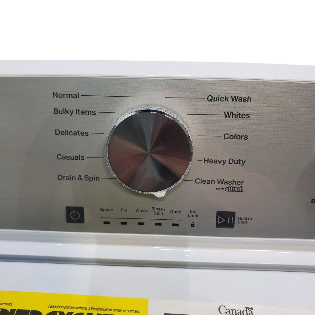 Pictures of Maytag 4.5 cu. ft. Top Load Washer with Power Agitator and 7.0 cu. ft. Electric Dryer with Reversible Door - Open Box - Neu Appliance Outlet - Discount Appliance Outlet in Austin, Tx