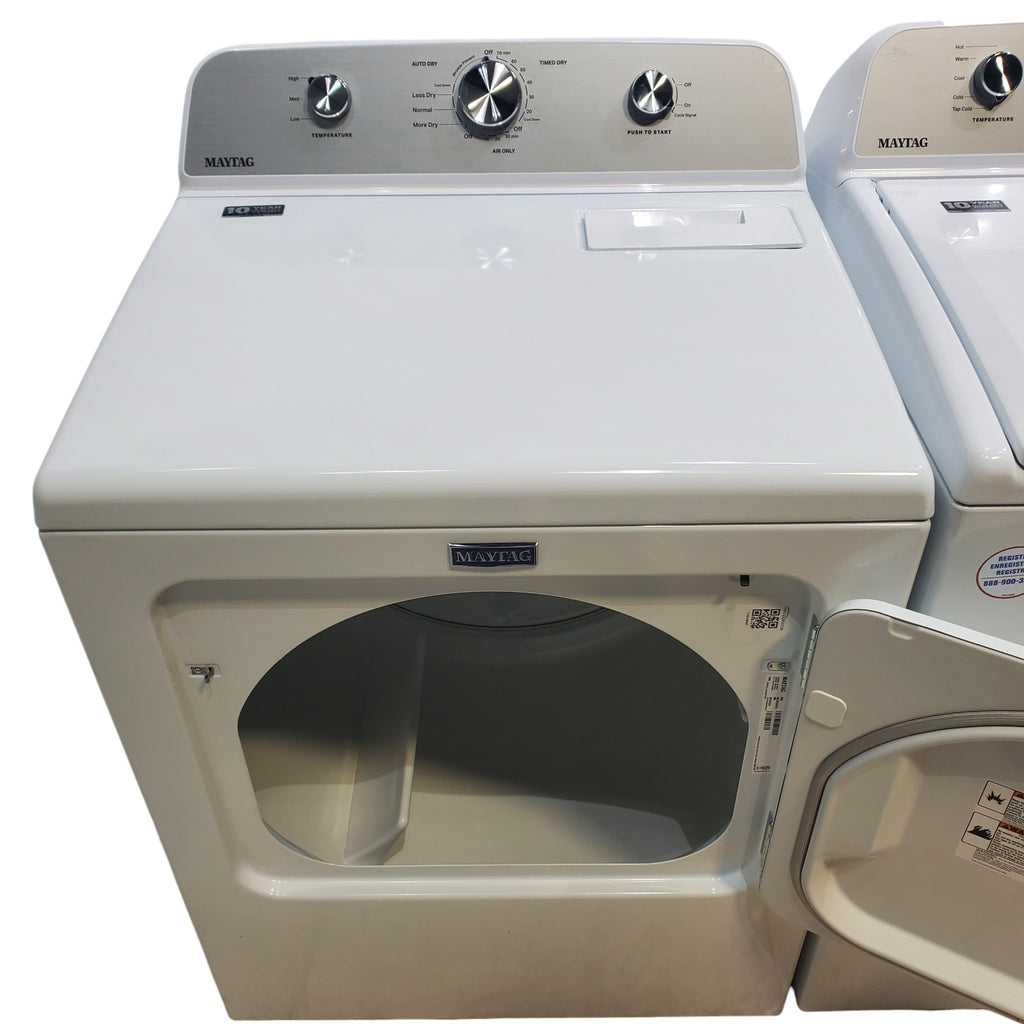 Pictures of Maytag 4.5 cu. ft. Top Load Washer with Power Agitator and 7.0 cu. ft. Electric Dryer with Reversible Door - Open Box - Neu Appliance Outlet - Discount Appliance Outlet in Austin, Tx