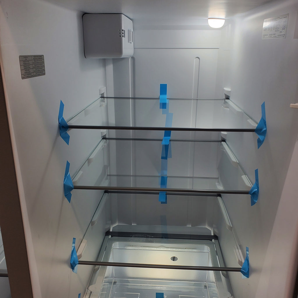 Pictures of 33 in. Wide Fingerprint-Resistant Stainless Steel Whirlpool 21.4 cu. ft. Side by Side Refrigerator with In Door Ice and Water Dispenser - Scratch & Dent - Minor - Neu Appliance Outlet - Discount Appliance Outlet in Austin, Tx