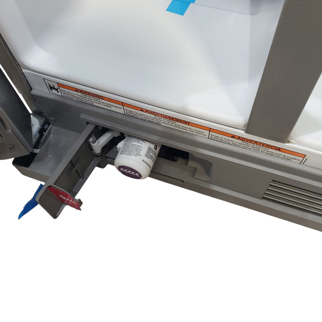 Pictures of 33 in. Wide Fingerprint-Resistant Stainless Steel Whirlpool 21.4 cu. ft. Side by Side Refrigerator with In Door Ice and Water Dispenser - Scratch & Dent - Minor - Neu Appliance Outlet - Discount Appliance Outlet in Austin, Tx