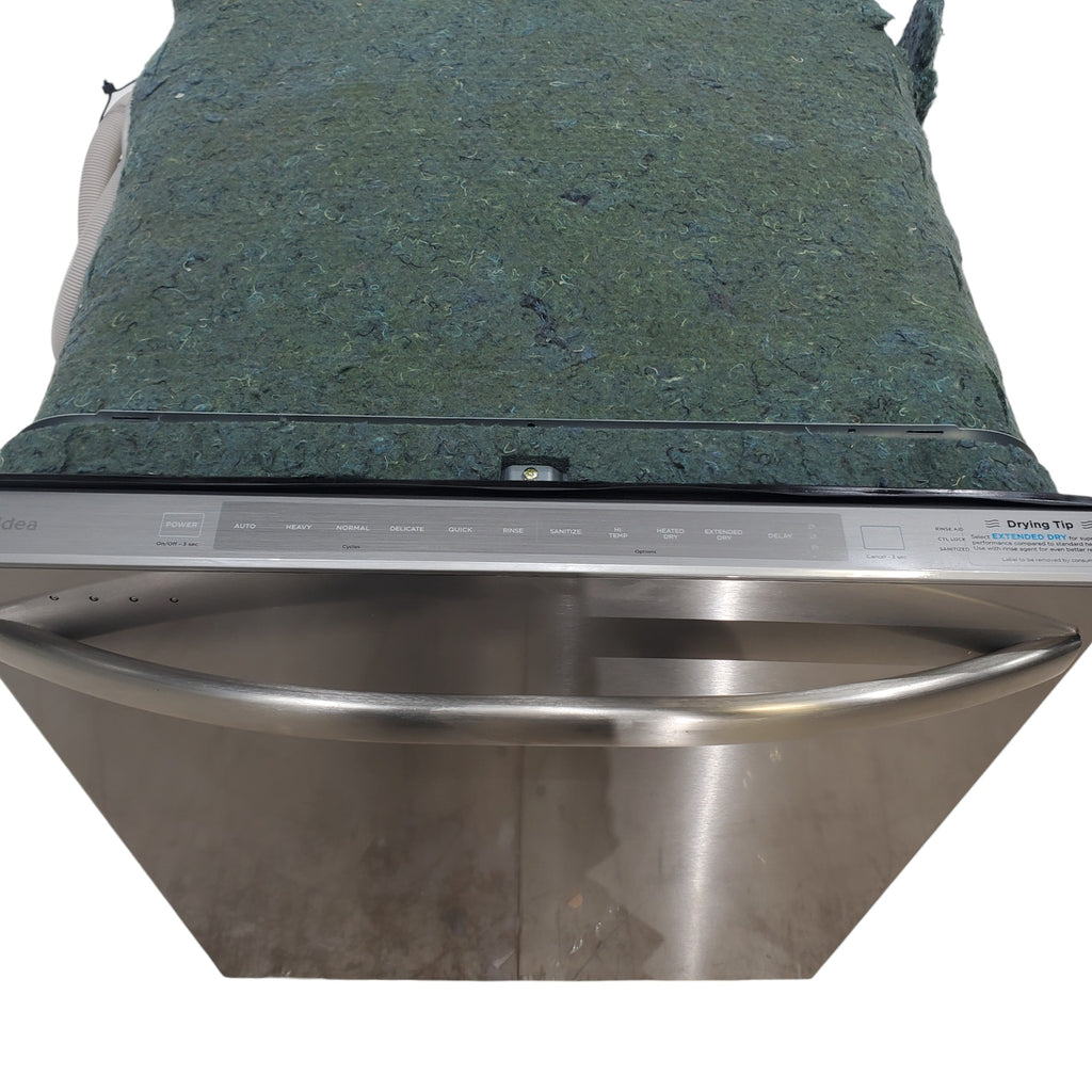 Pictures of Anti-Fingerprint Stainless Steel ENERGY STAR Midea 24 in. Top Control Dishwasher with 3rd Rack - Open Box - Neu Appliance Outlet - Discount Appliance Outlet in Austin, Tx