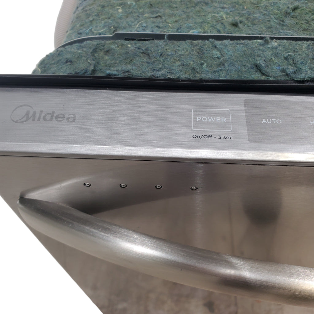 Pictures of Anti-Fingerprint Stainless Steel ENERGY STAR Midea 24 in. Top Control Dishwasher with 3rd Rack - Open Box - Neu Appliance Outlet - Discount Appliance Outlet in Austin, Tx