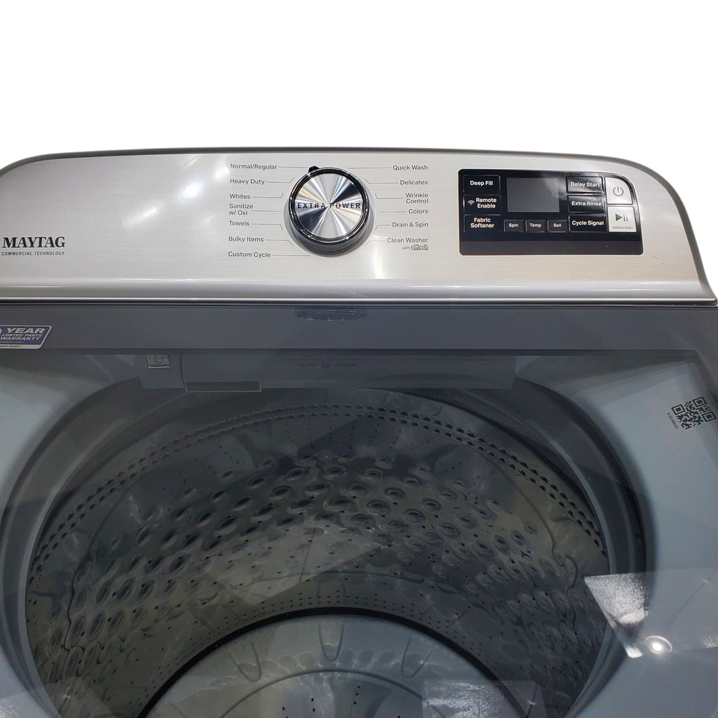 Pictures of ENERGY STAR Maytag 5.3 cu. ft. Smart Capable Top Load Washing Machine with Extra Power Button - Open Box - Neu Appliance Outlet - Discount Appliance Outlet in Austin, Tx