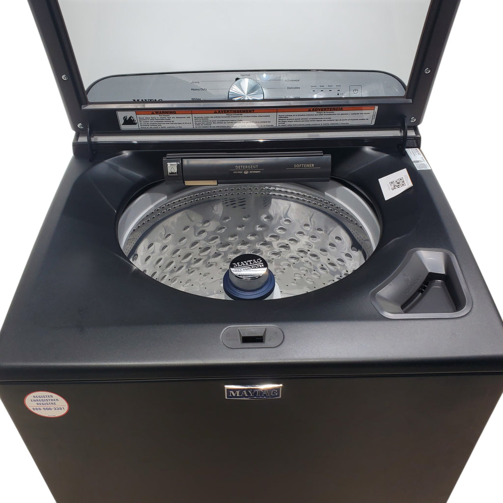Pictures of Maytag Volcano Black Pet Pro Top Load 4.7 cu. ft. Washer with Deep Fill option and Built-in Water Faucet - Open Box - Neu Appliance Outlet - Discount Appliance Outlet in Austin, Tx