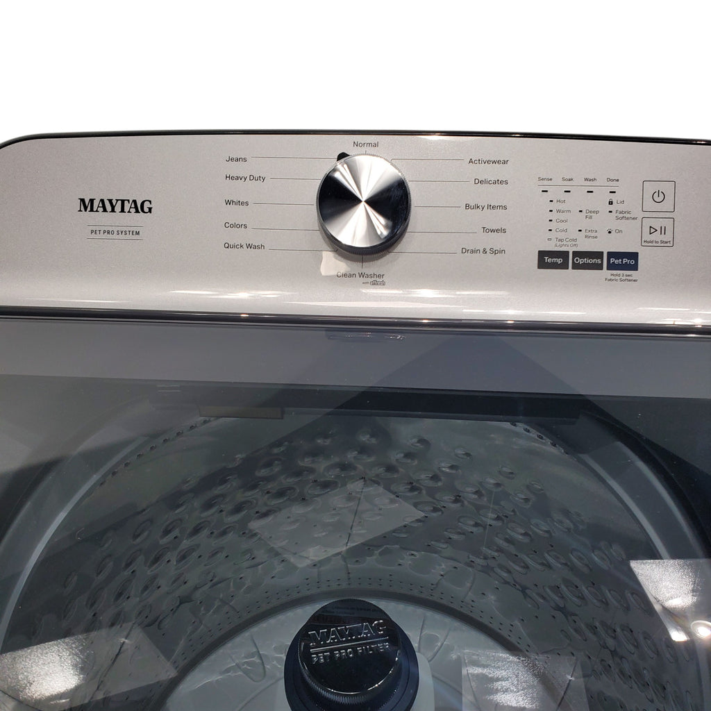 Pictures of Maytag Volcano Black Pet Pro Top Load 4.7 cu. ft. Washer with Deep Fill option and Built-in Water Faucet - Open Box - Neu Appliance Outlet - Discount Appliance Outlet in Austin, Tx