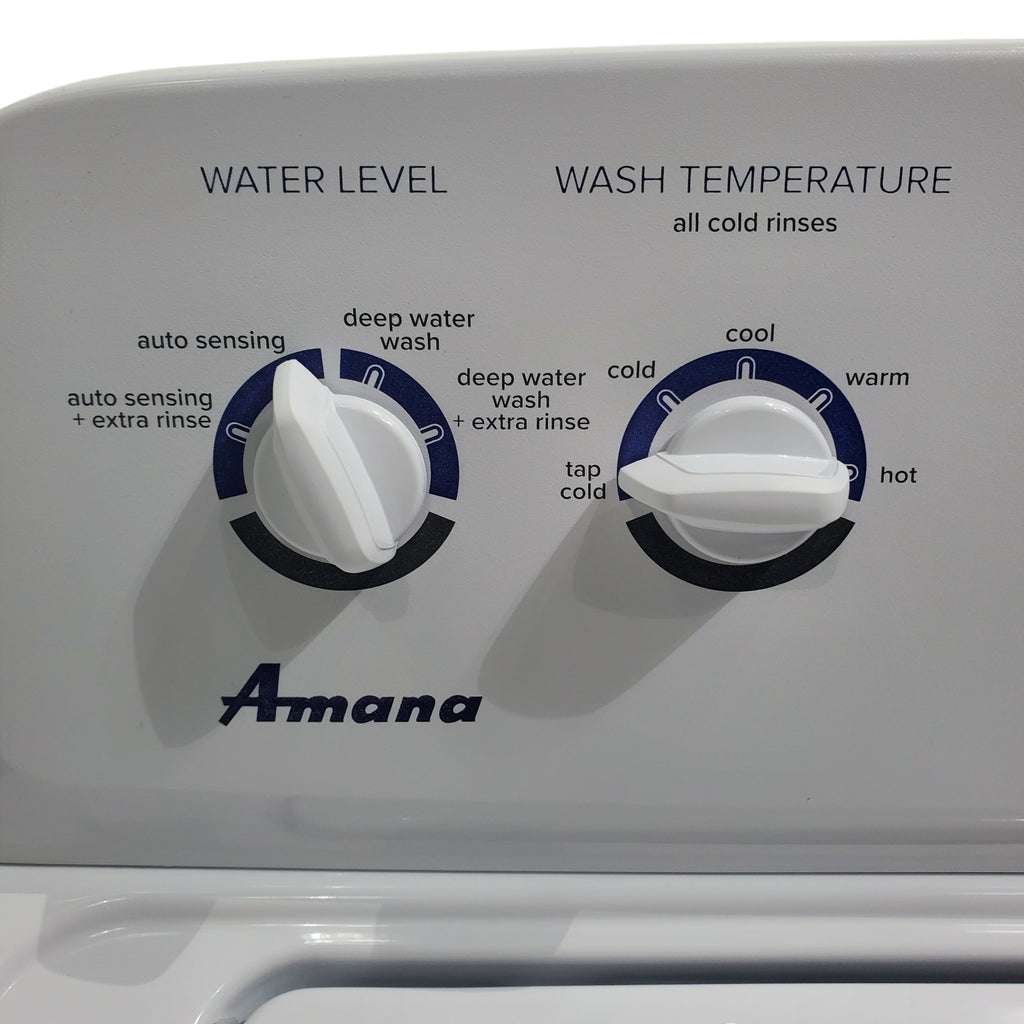 Pictures of White Amana 3.5 cu. ft. Top-Load Washer with Deep Water Wash Option - Open Box - Neu Appliance Outlet - Discount Appliance Outlet in Austin, Tx
