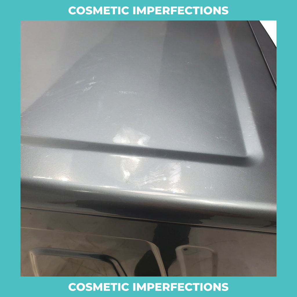 Pictures of Maytag Metallic Slate 4.5-cu ft High Efficiency ENERGY STAR Stackable Steam Cycle Front-Load Washer with Maytag® Commercial Technology and Maytag 7.3-cu ft Stackable Vented ENERGY STAR Electric Dryer - Scratch & Dent - Minor - Neu Appliance Outlet - Discount Appliance Outlet in Austin, Tx