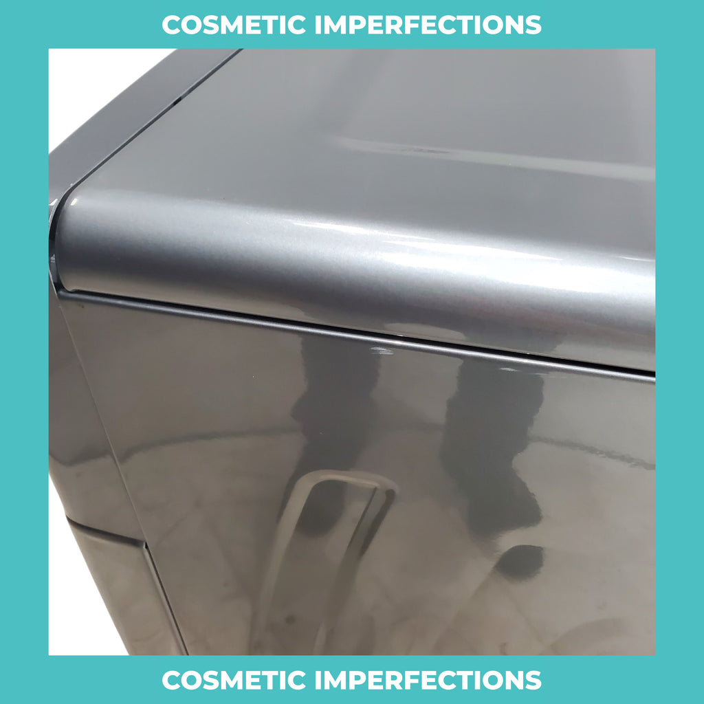 Pictures of Maytag Metallic Slate 4.5-cu ft High Efficiency ENERGY STAR Stackable Steam Cycle Front-Load Washer with Maytag® Commercial Technology and Maytag 7.3-cu ft Stackable Vented ENERGY STAR Electric Dryer - Scratch & Dent - Minor - Neu Appliance Outlet - Discount Appliance Outlet in Austin, Tx