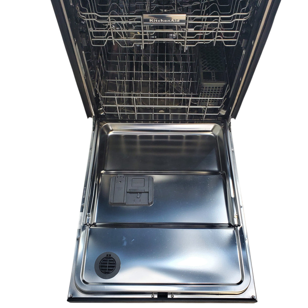 Pictures of 24 in. KitchenAid PrintShield ENERGY STAR Black Stainless Steel with PrintShield™ Finish Built-In Front Control Tall Tub 39 dBA Dishwasher with Stainless Steel Tub - Scratch & Dent - Moderate - Neu Appliance Outlet - Discount Appliance Outlet in Austin, Tx