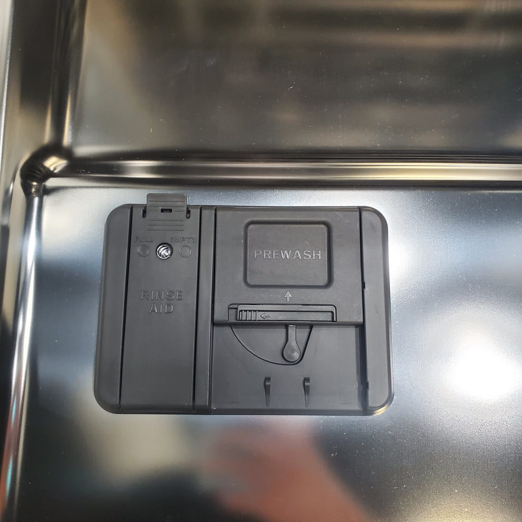 Pictures of 24 in. KitchenAid PrintShield ENERGY STAR Black Stainless Steel with PrintShield™ Finish Built-In Front Control Tall Tub 39 dBA Dishwasher with Stainless Steel Tub - Scratch & Dent - Moderate - Neu Appliance Outlet - Discount Appliance Outlet in Austin, Tx