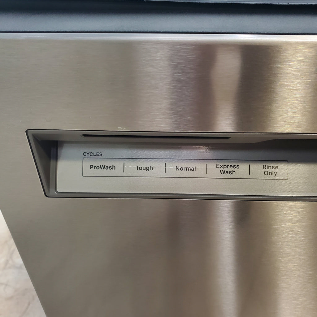 Pictures of 24 in. KitchenAid PrintShield ENERGY STAR Black Stainless Steel with PrintShield™ Finish Built-In Front Control Tall Tub 39 dBA Dishwasher with Stainless Steel Tub - Scratch & Dent - Moderate - Neu Appliance Outlet - Discount Appliance Outlet in Austin, Tx