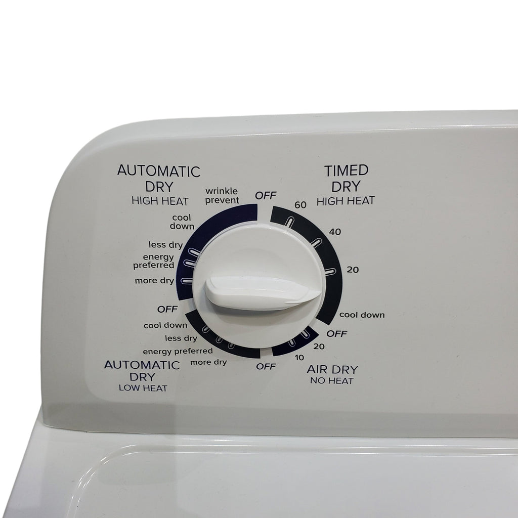 Pictures of Amana 3.8 cu. ft. Top Load Washing Machine with Deep Water Wash Option and Amana 6.5 cu. ft. Electric Dryer with Automatic Cycles - Scratch & Dent - Minor - Neu Appliance Outlet - Discount Appliance Outlet in Austin, Tx