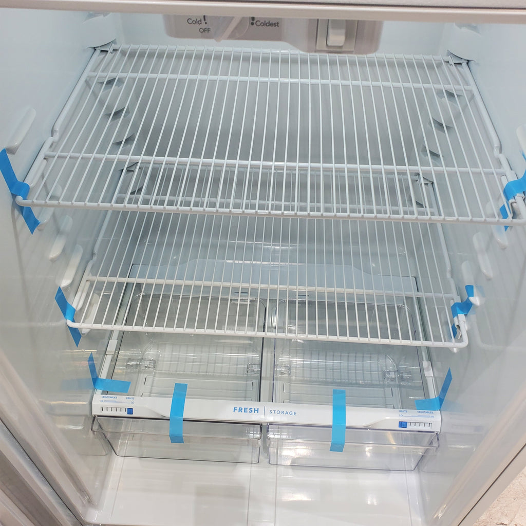 Pictures of White Frigidaire 18.3 cu. ft. Top Freezer Refrigerator with Garage-Ready Design - Open Box - Neu Appliance Outlet - Discount Appliance Outlet in Austin, Tx