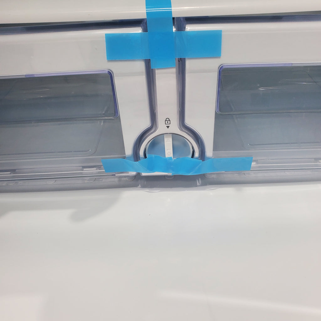 Pictures of Samsung Stainless Steel 25.5 cu. ft. 4-Door French Door Refrigerator with Spill Proof Glass Shelves, FlexZone Drawer, Power Freeze/Cool Options and External Ice/Water Dispenser - Certified Refurbished - Neu Appliance Outlet - Discount Appliance Outlet in Austin, Tx