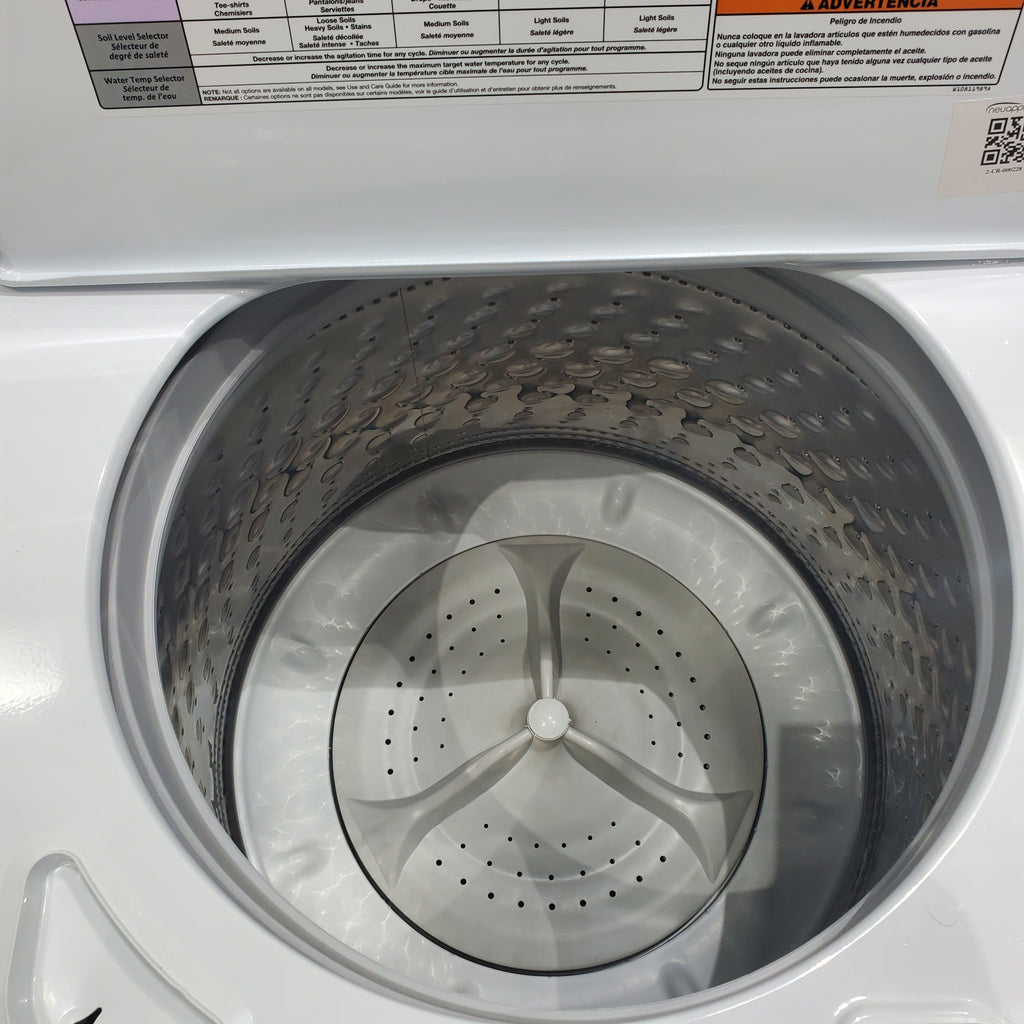 Pictures of Kenmore White 4.3 cu. Ft Top Load Washer w/Triple Action Impeller with StainBoost Feature - Certified Refurbished - Neu Appliance Outlet - Discount Appliance Outlet in Austin, Tx